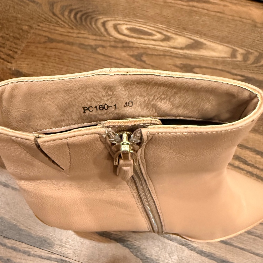 Kookai Leather Booties in Tan - Size 10 us / size 40 eu - Picture 11 of 11